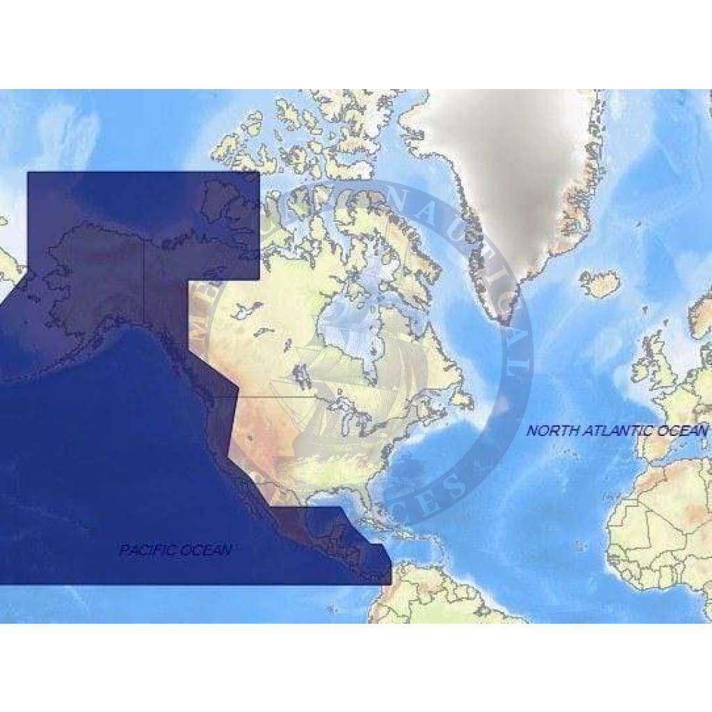 C-Map Max Chart NA-M035: Pacific Coast And Central America