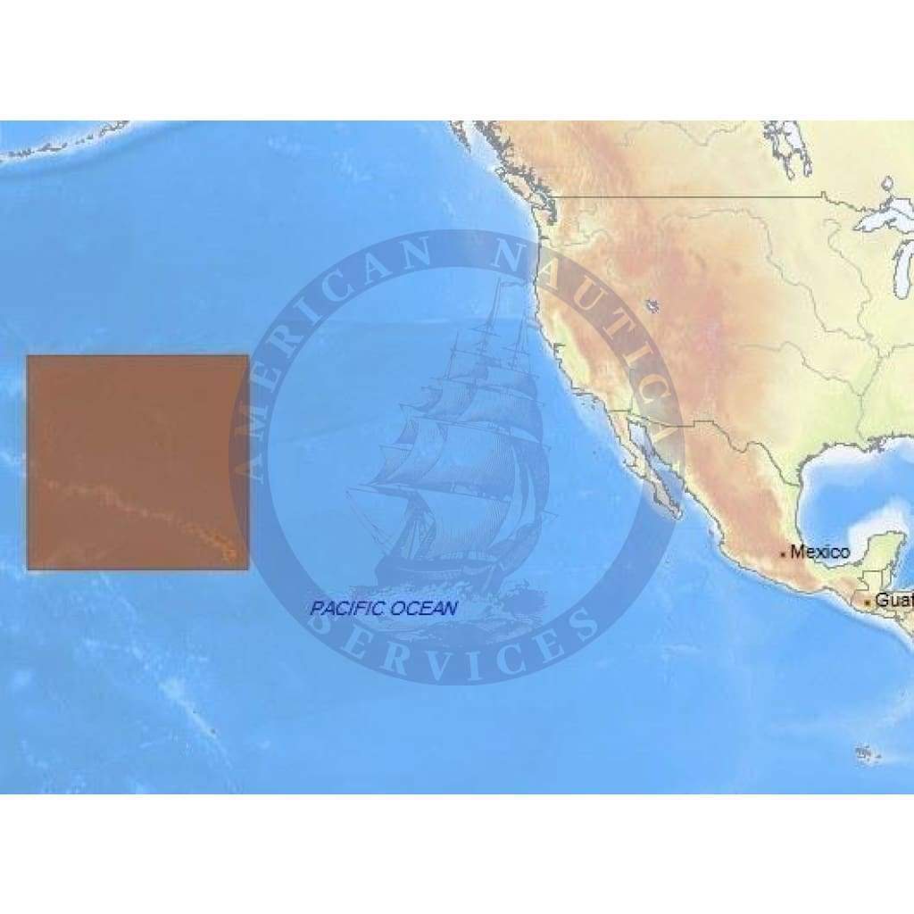 C-Map Max Chart NA-M607: Musician's Seamounts And Hawaii