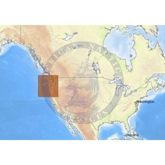C-Map Max Chart NA-M621: Cape Blanco To Puget Sound (B) (Update)