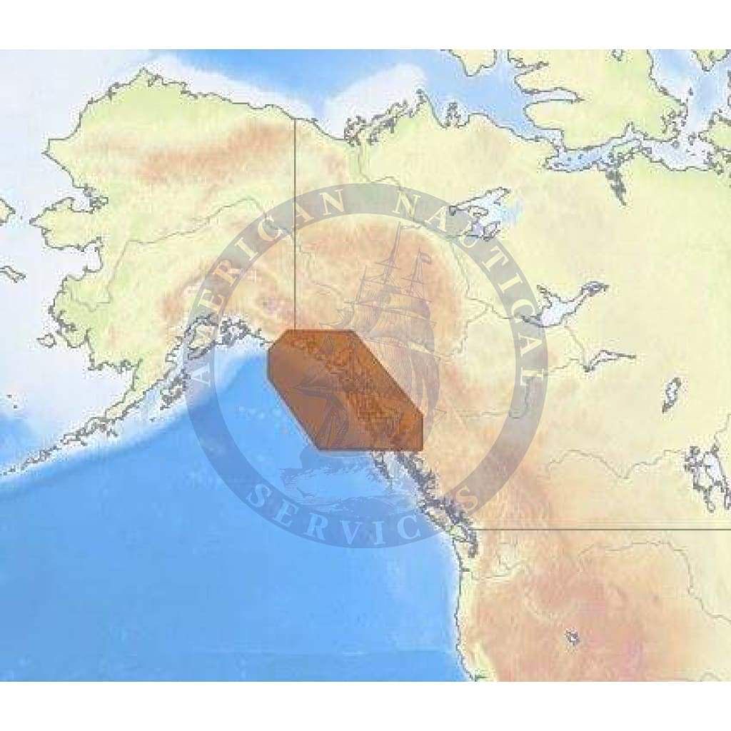 C-Map Max Chart NA-M821: Ak - Dixon Entrance To Yakutat Bay (B) (Update)