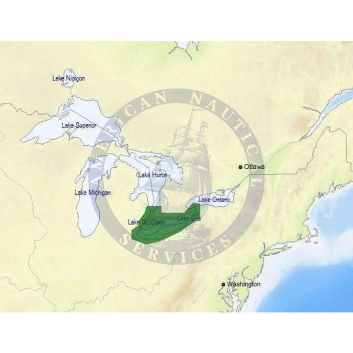 C-Map Max Chart NA-M933: Lake Erie And Lake St. Clair