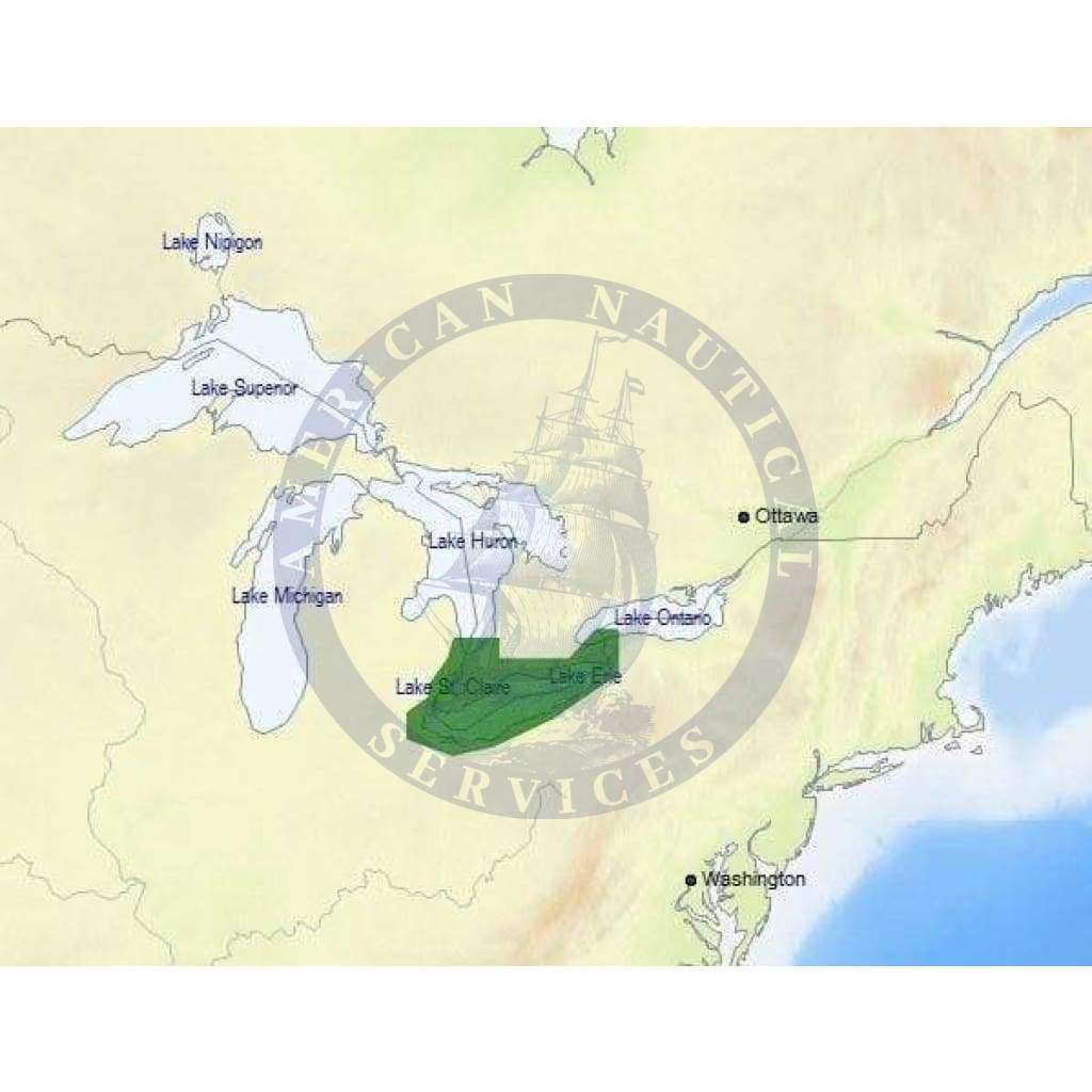 C-Map Max Chart NA-M933: Lake Erie And Lake St. Clair (Update)