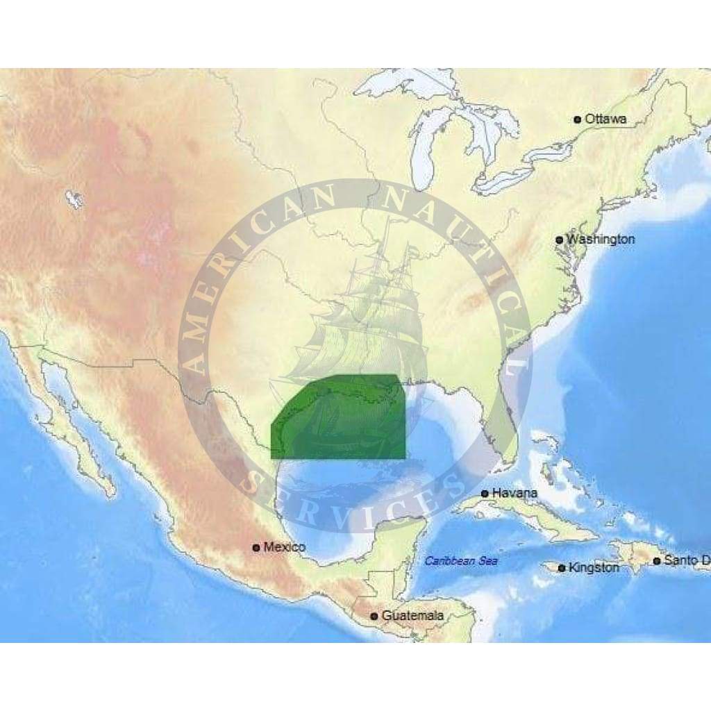 C-Map Max Chart NA-M945: New Orleans To Brownsville (Update)