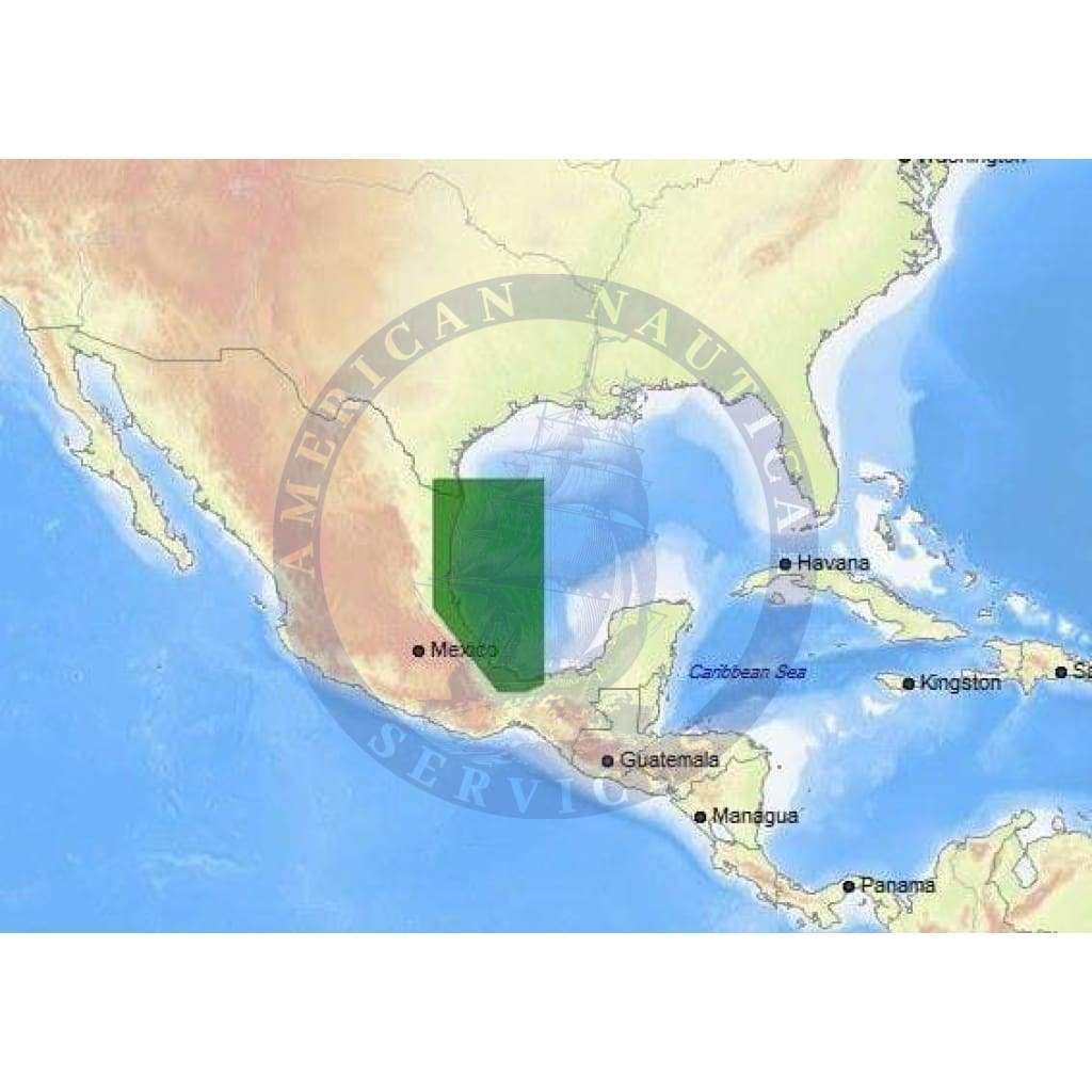 C-Map Max Chart NA-M946: Brownsville,Tx To Coatzacoalcos, Mx