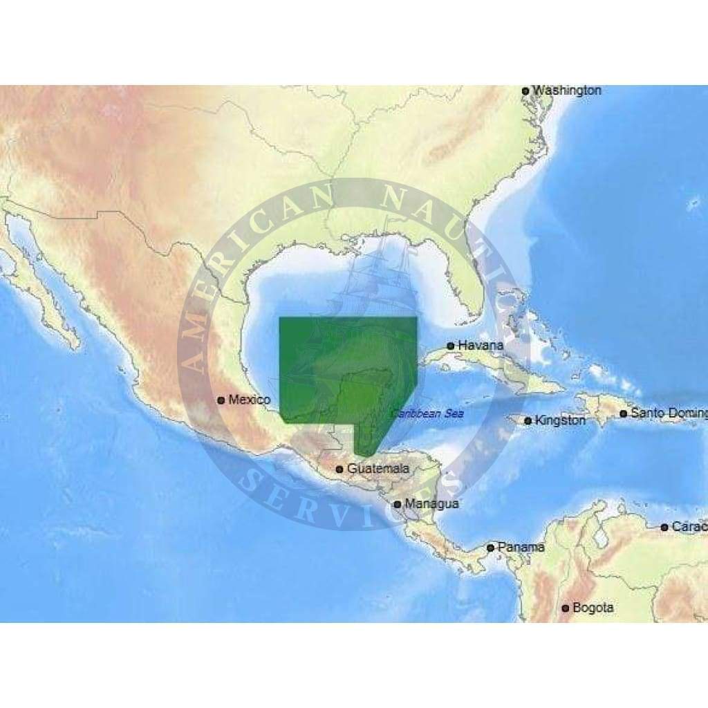 C-Map Max Chart NA-M947: Coatzacoalcos, Mx To Honduras Bay, Gt