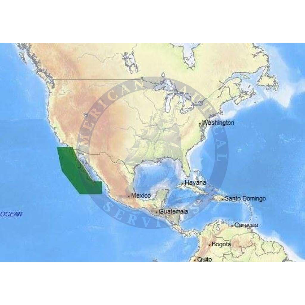 C-Map Max Chart NA-M951: Cabo San Lucas, Mx To San Diego, Ca