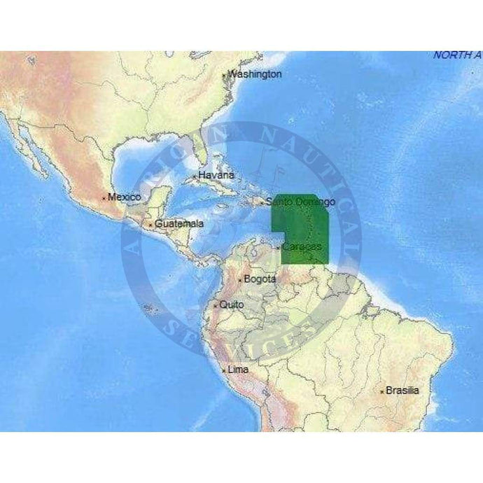 C-Map Max Chart NA-M964: Puerto Rico To Rio Orinoco