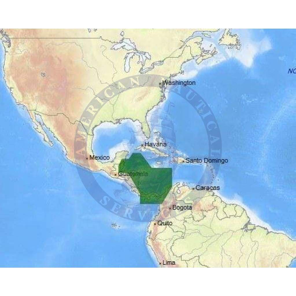 C-Map Max Chart NA-M966: Belize To Panama