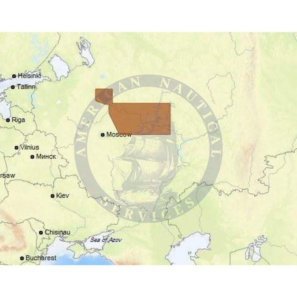 C-Map Max Chart RS-M214: Rybinsk - Cheboksary and Volgo-Balt