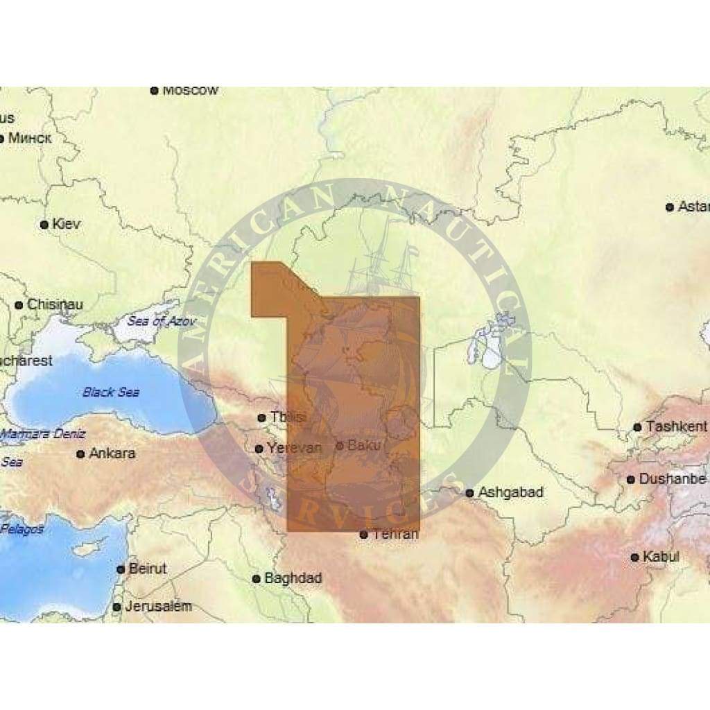 C-Map Max Chart RS-M215: Volgograd-Astrakhan And Caspian Sea