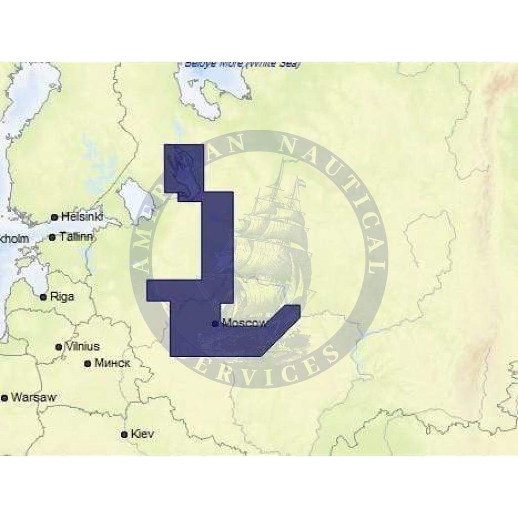 C-Map Max Chart RS-M219: Moskva, Oka, Volga And Onezhskoe Lake