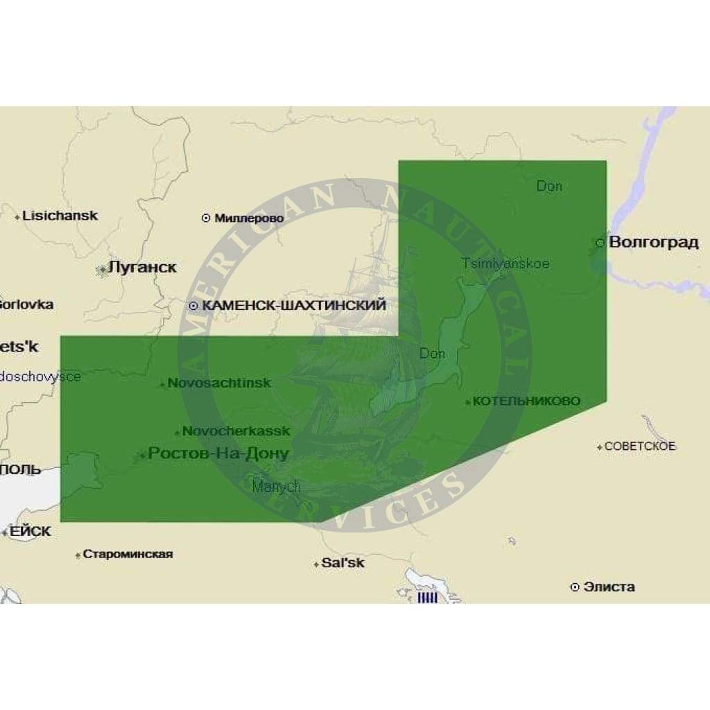 C-Map Max Chart RS-M234: Volgo-Don Channel