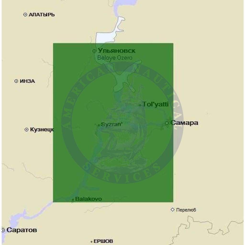 C-Map Max Chart RS-M239: Ul'Anovsk-Balakovo (Update)