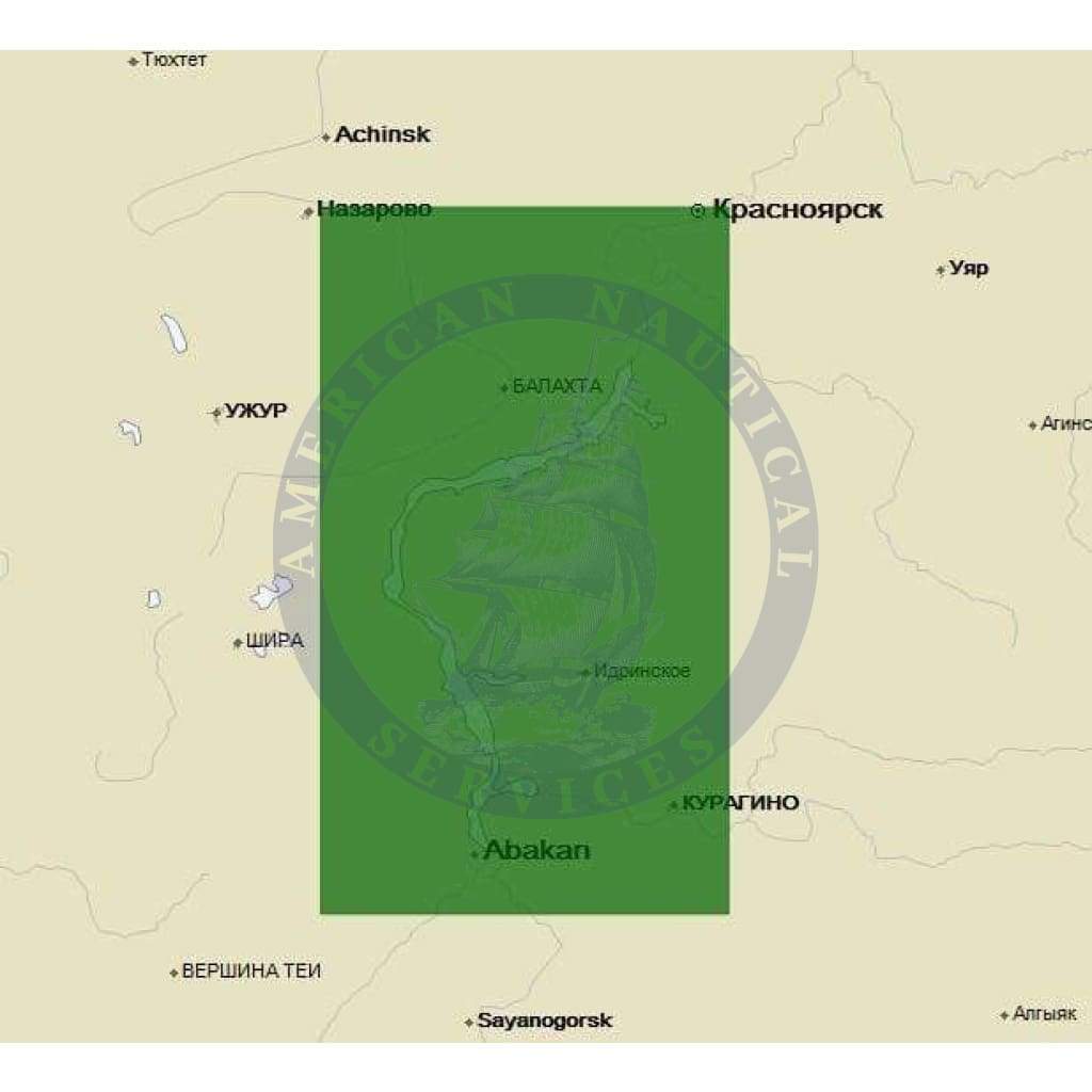 C-Map Max Chart RS-M242: Krasnoyarskoe Reservoir