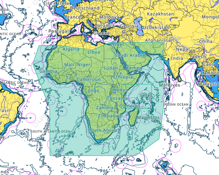C-MAP Max N+ Charts - Detailed Marine Maps - Amnautical