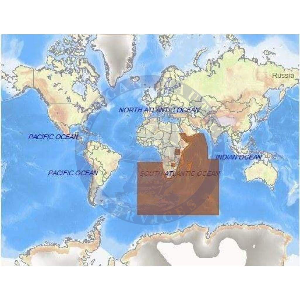 C-Map Max-N+ Chart AF-Y209: South - East Africa (Update)