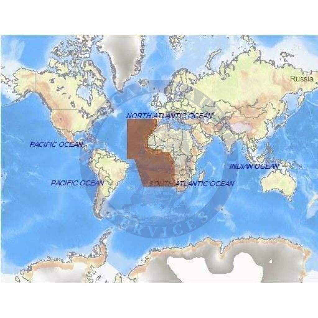 C-Map Max-N+ Chart AF-Y213: Sao Tome & Principe Islands