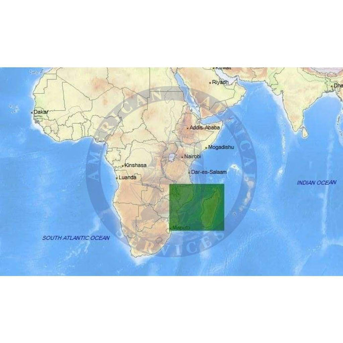 C-Map Max-N+ Chart AF-Y218: Mozambique Channel And Madagascar