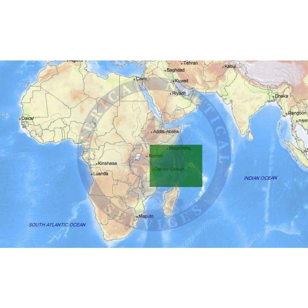 C-Map Max-N+ Chart AF-Y220: Pemba To Mogadishu