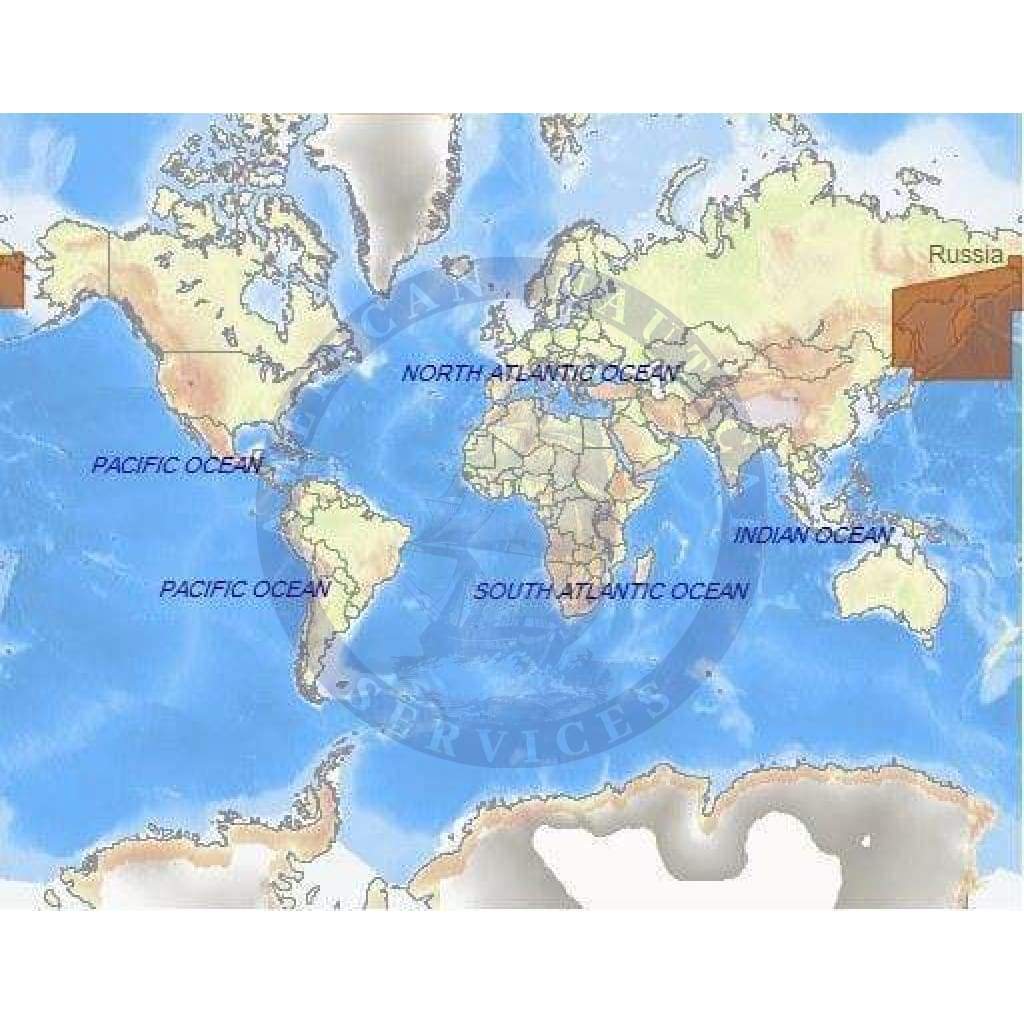 C-Map Max-N+ Chart AN-Y013: Kamchatka Peninsula And Kuril Islands