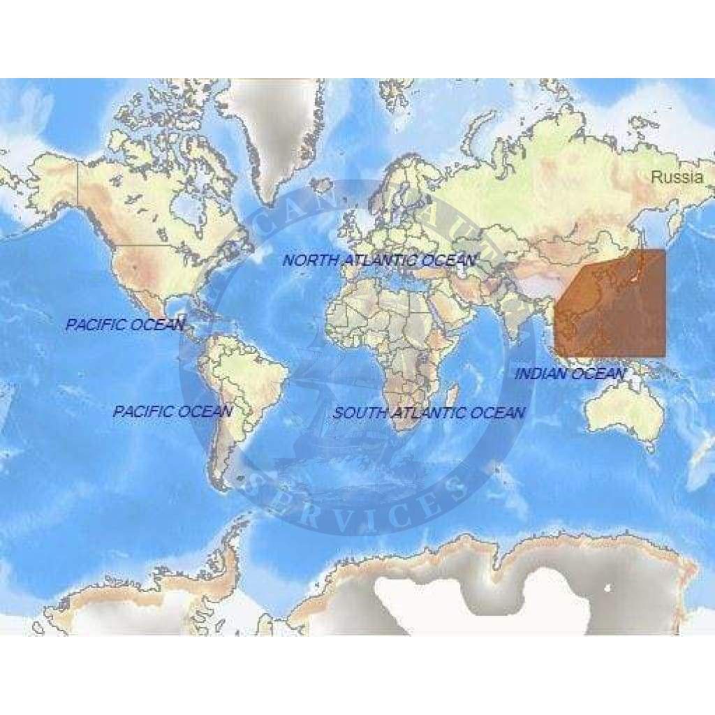 C-Map Max-N+ Chart AN-Y050: Asian North Continental