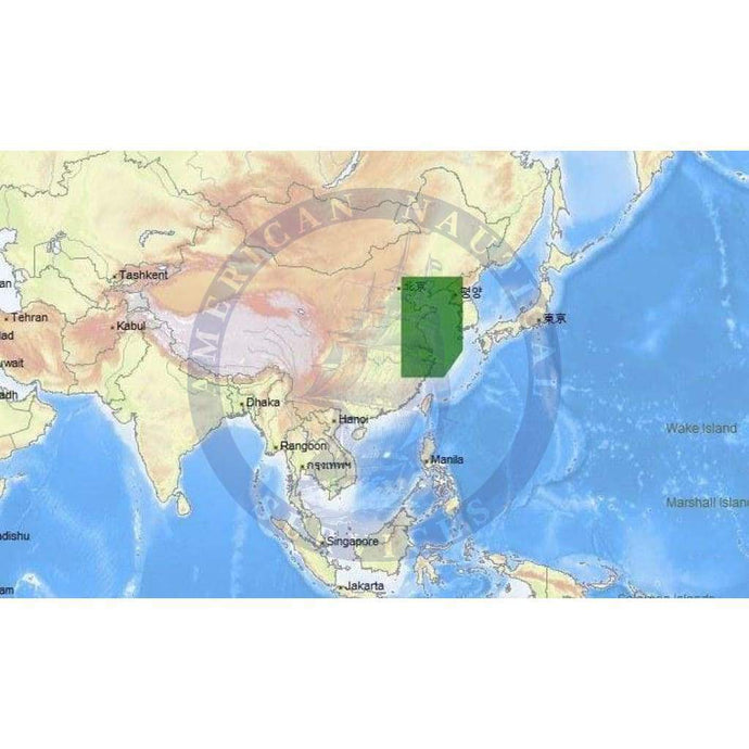 C-Map Max-N+ Chart AN-Y241: Wenzhou To Yellow Sea