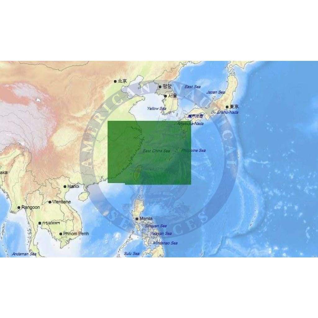 C-Map Max-N+ Chart AN-Y242: Jieshi Bay To Zhounshan Island