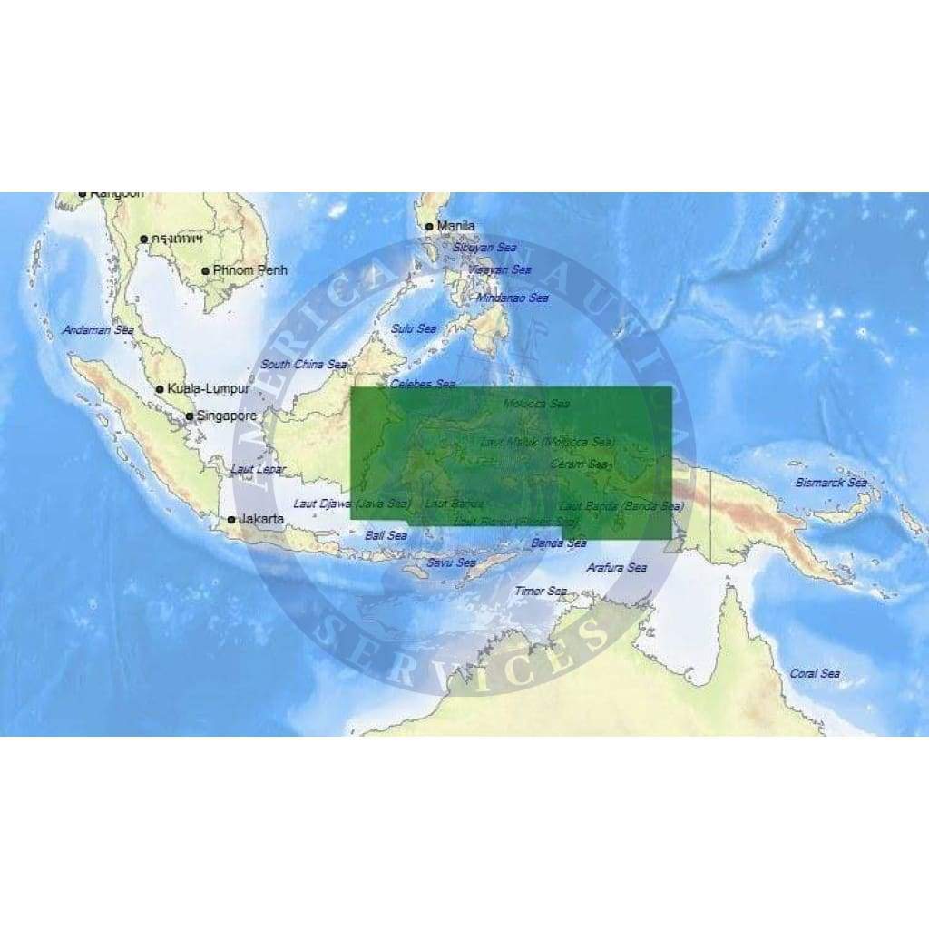 C-Map Max-N+ Chart AS-Y222: Northern Indonesia