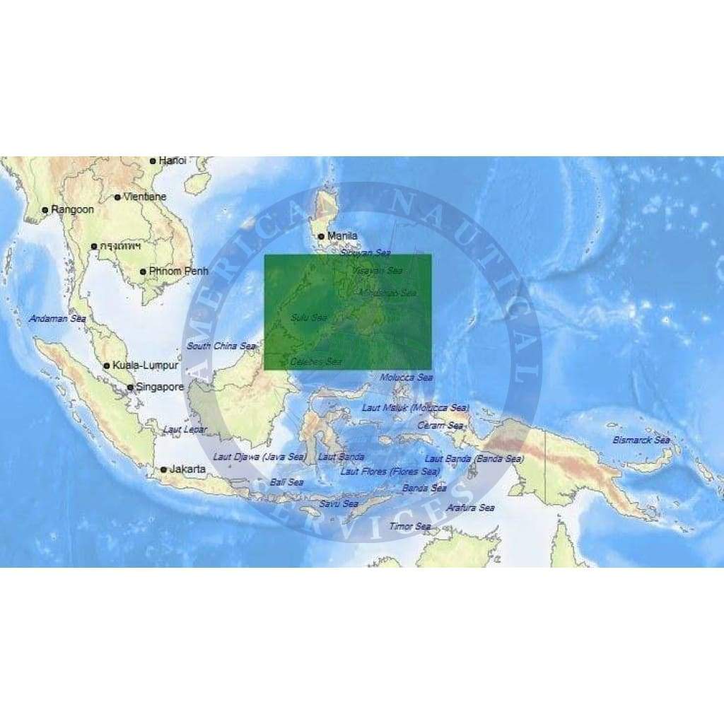 C-Map Max-N+ Chart AS-Y223: Southern Philippines