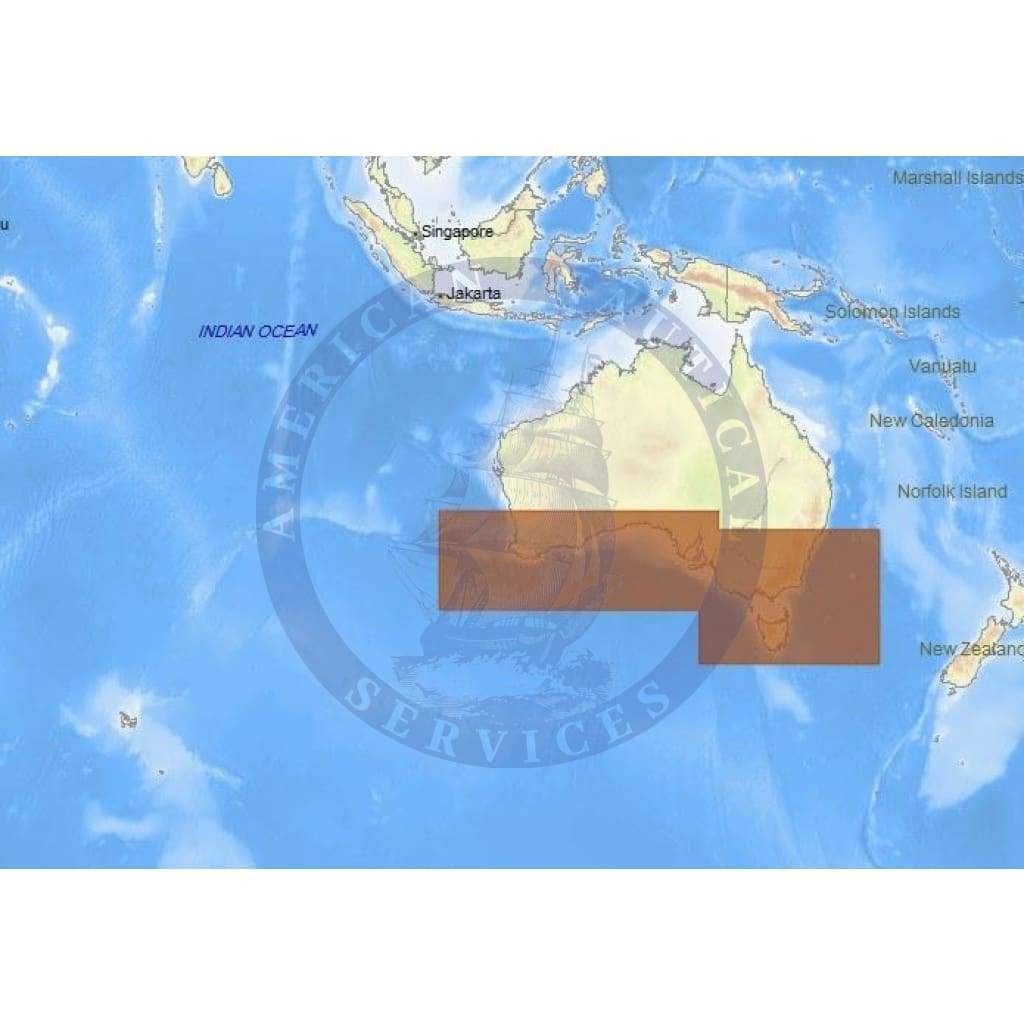 C-Map Max-N+ Chart AU-Y011: Cervantes To Seal Rocks