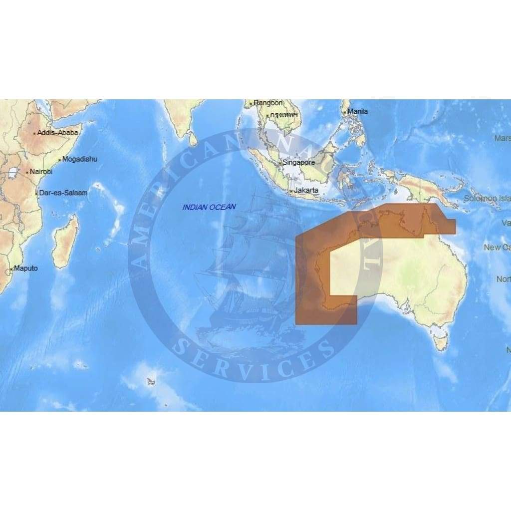 C-Map Max-N+ Chart AU-Y012: Cairns To Esperance
