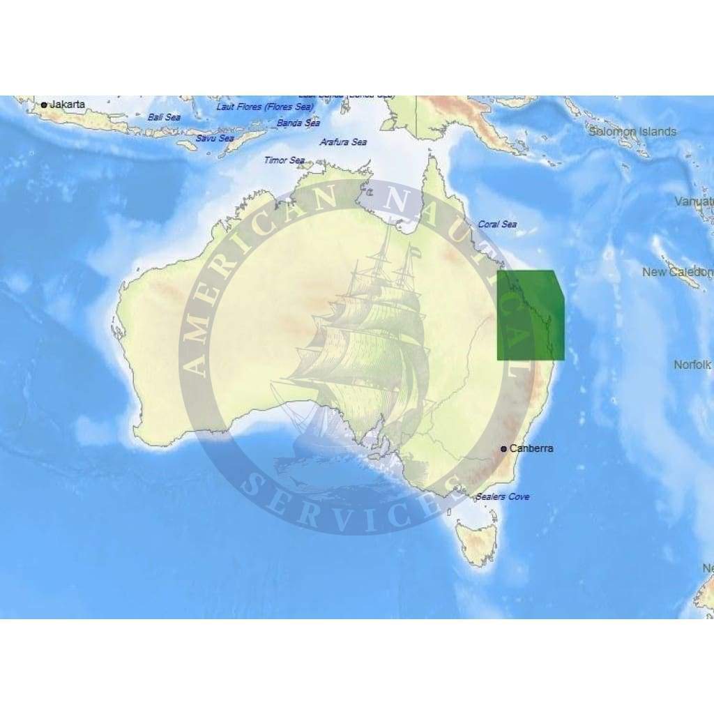 C-Map Max-N+ Chart AU-Y262: Tweed River To Mackay