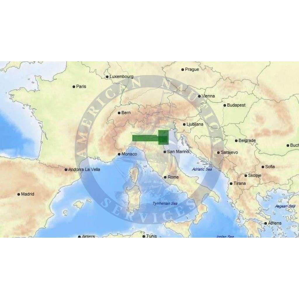 C-Map Max-N+ Chart EM-Y016: Po River