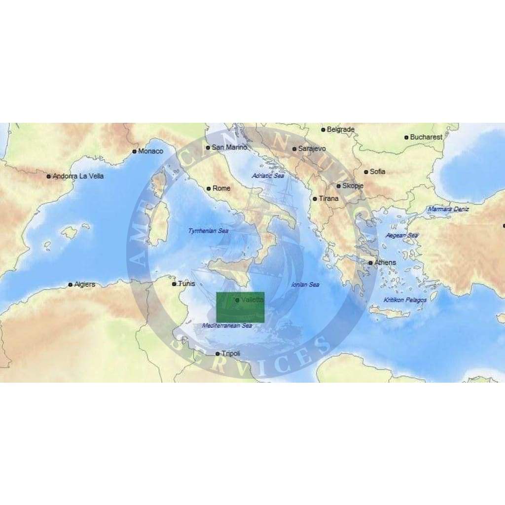 C-Map Max-N+ Chart EM-Y107: Malta