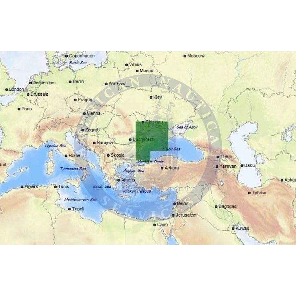 C-Map Max-N+ Chart EM-Y120: Western Part Of Black Sea (Update)