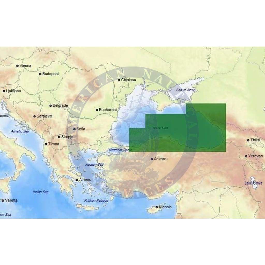 C-Map Max-N+ Chart EM-Y122: Southern Part Of Black Sea (Update)