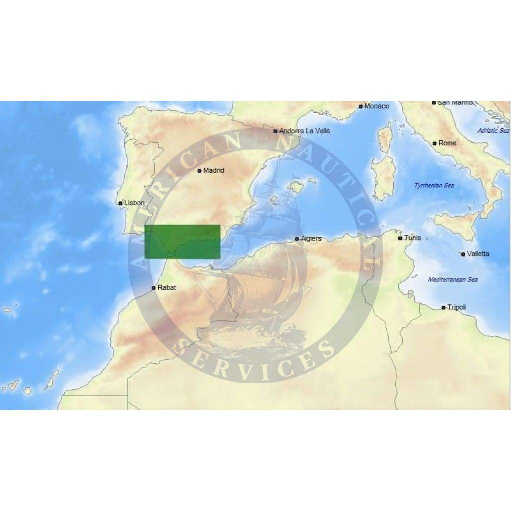 C-Map Max-N+ Chart EM-Y126: Gibraltar