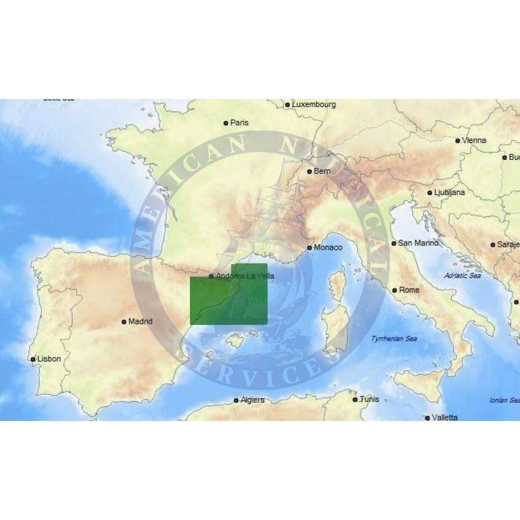 C-Map Max-N+ Chart EM-Y140: Peniscola To Port La Nouvelle (Update)