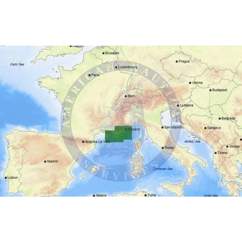 C-Map Max-N+ Chart EM-Y142: France Mediterranean East