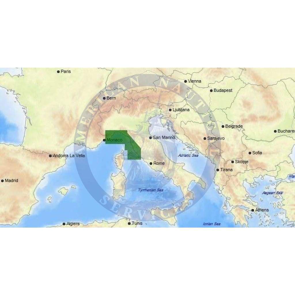 C-Map Max-N+ Chart EM-Y143: Ventimiglia To Giannutri Is. (Update)