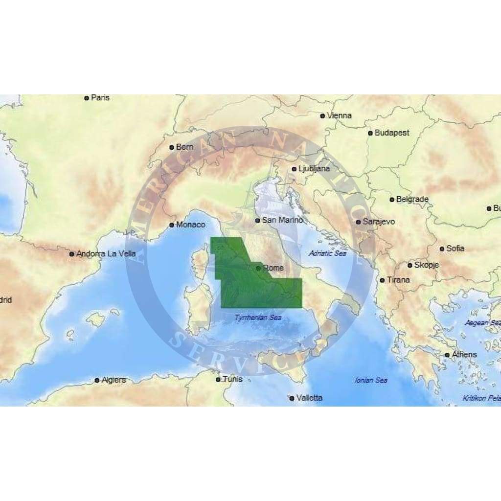 C-Map Max-N+ Chart EM-Y144: Marina Di Castagneto To Acciaroli (Update)