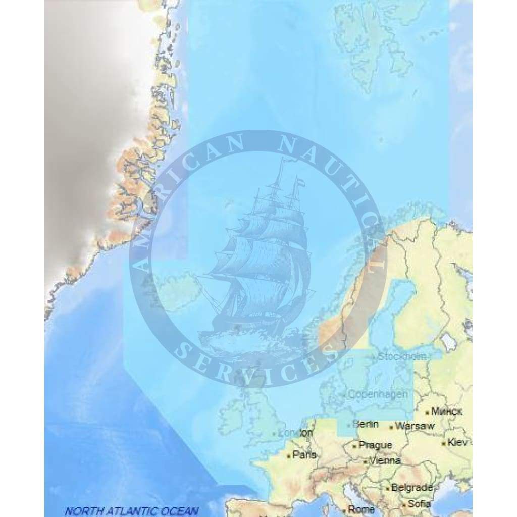 C-Map Max-N+ Chart EN-Y050: Northern & Central Europe Continental (Update)