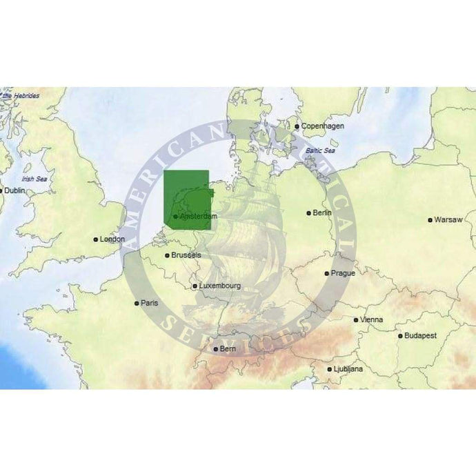 C-Map Max-N+ Chart EN-Y062: Netherlands North: Emden, Scheveningen