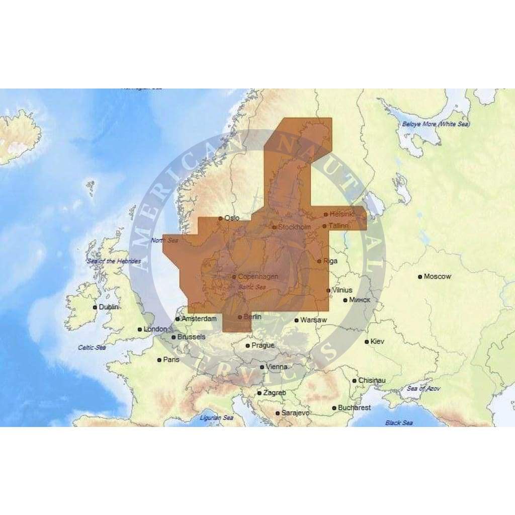 C-Map Max-N+ Chart EN-Y299: Baltic Sea And Denmark (Update)