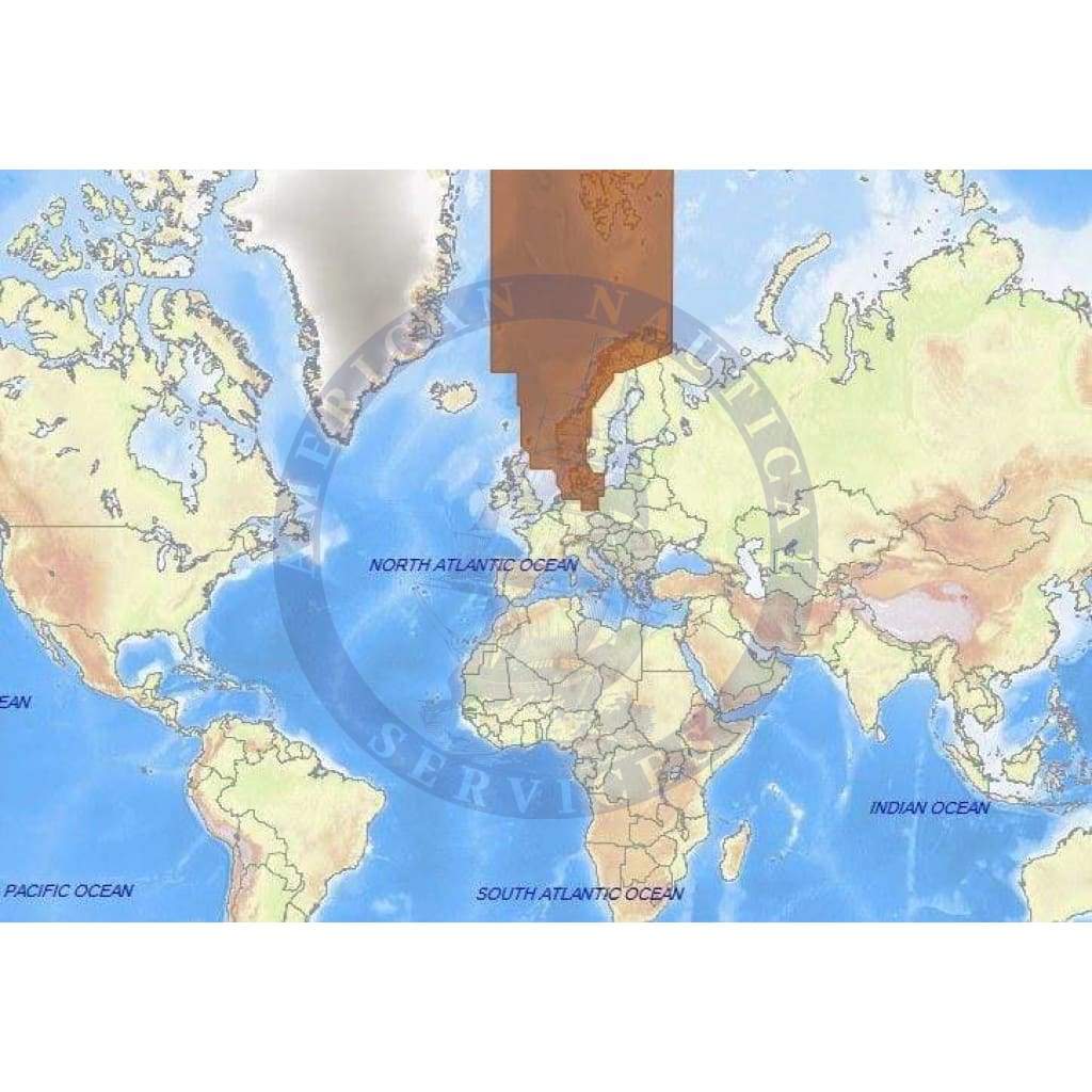 C-Map Max-N+ Chart EN-Y300: North Sea And Denmark