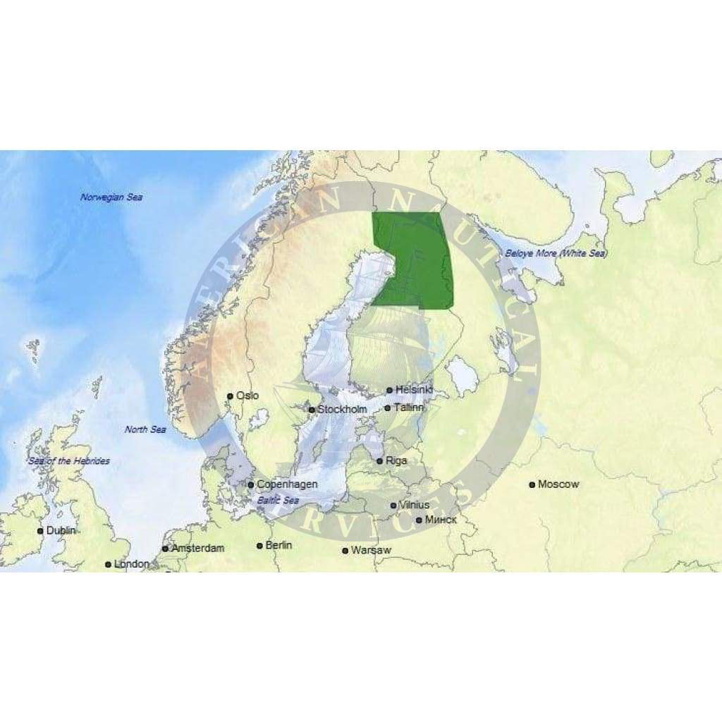 C-Map Max-N+ Chart EN-Y328: Finland Lakes Central (Update)