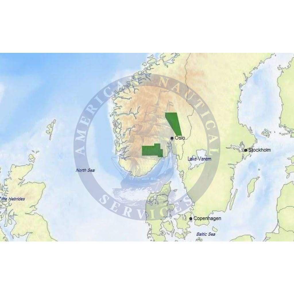 C-Map Max-N+ Chart EN-Y586: Norwegian Inland Waters (Update)