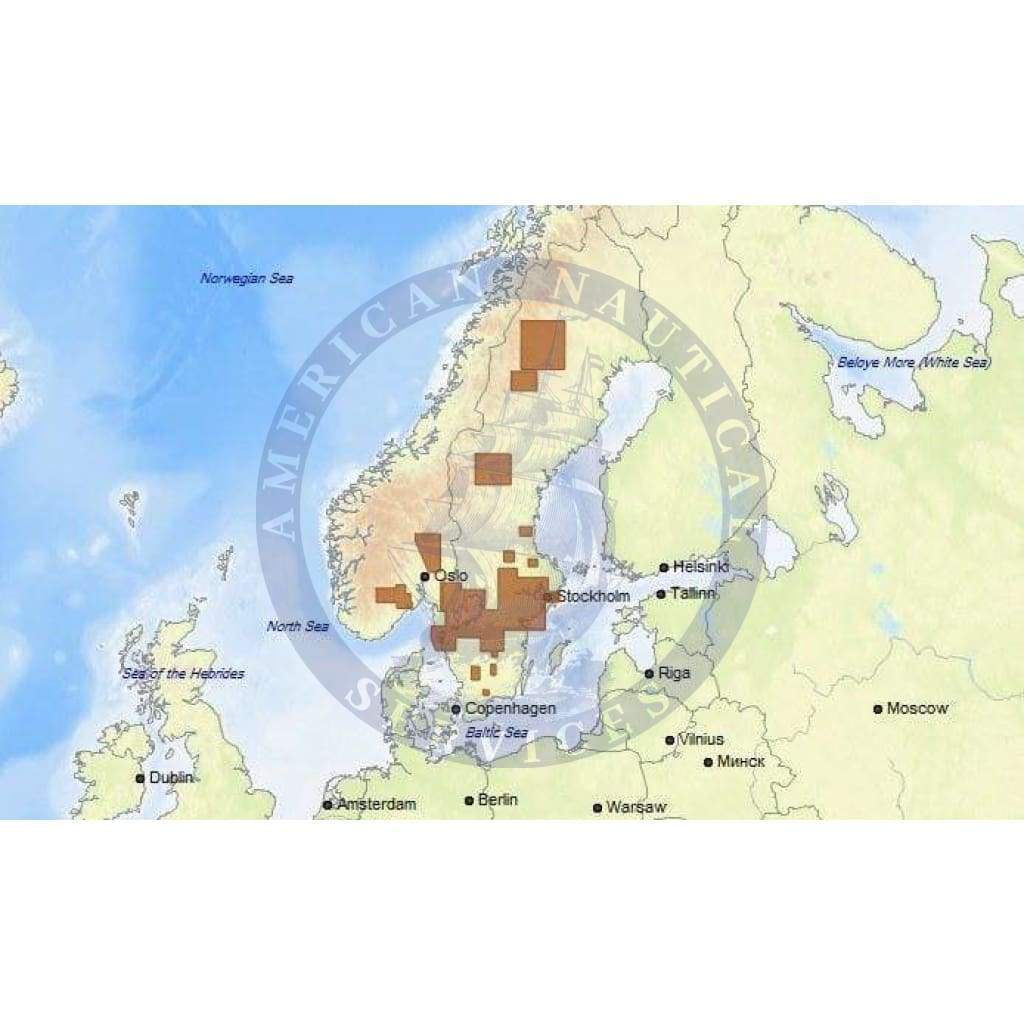 C-Map Max-N+ Chart EN-Y590: Scandinavia Inland Waters
