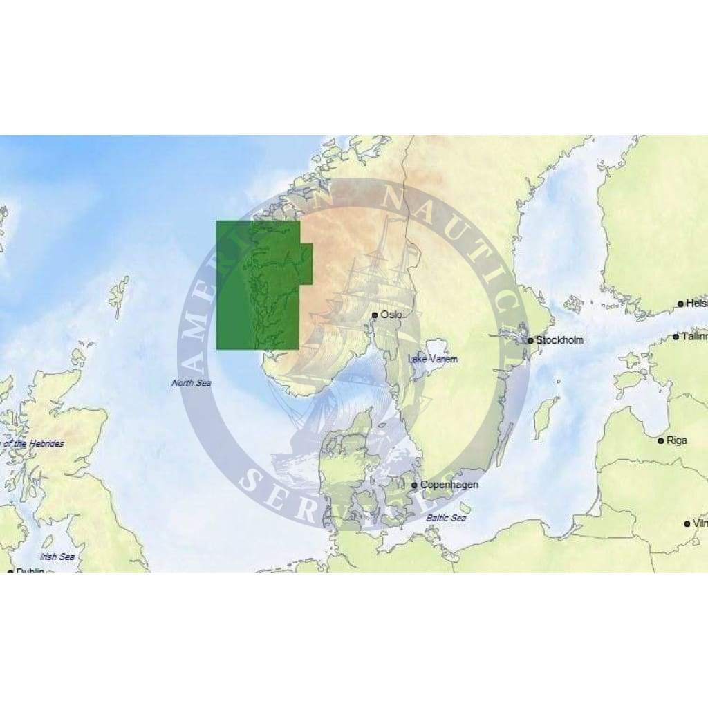 C-Map Max-N+ Chart EN-Y592: Aardal To Maaloey