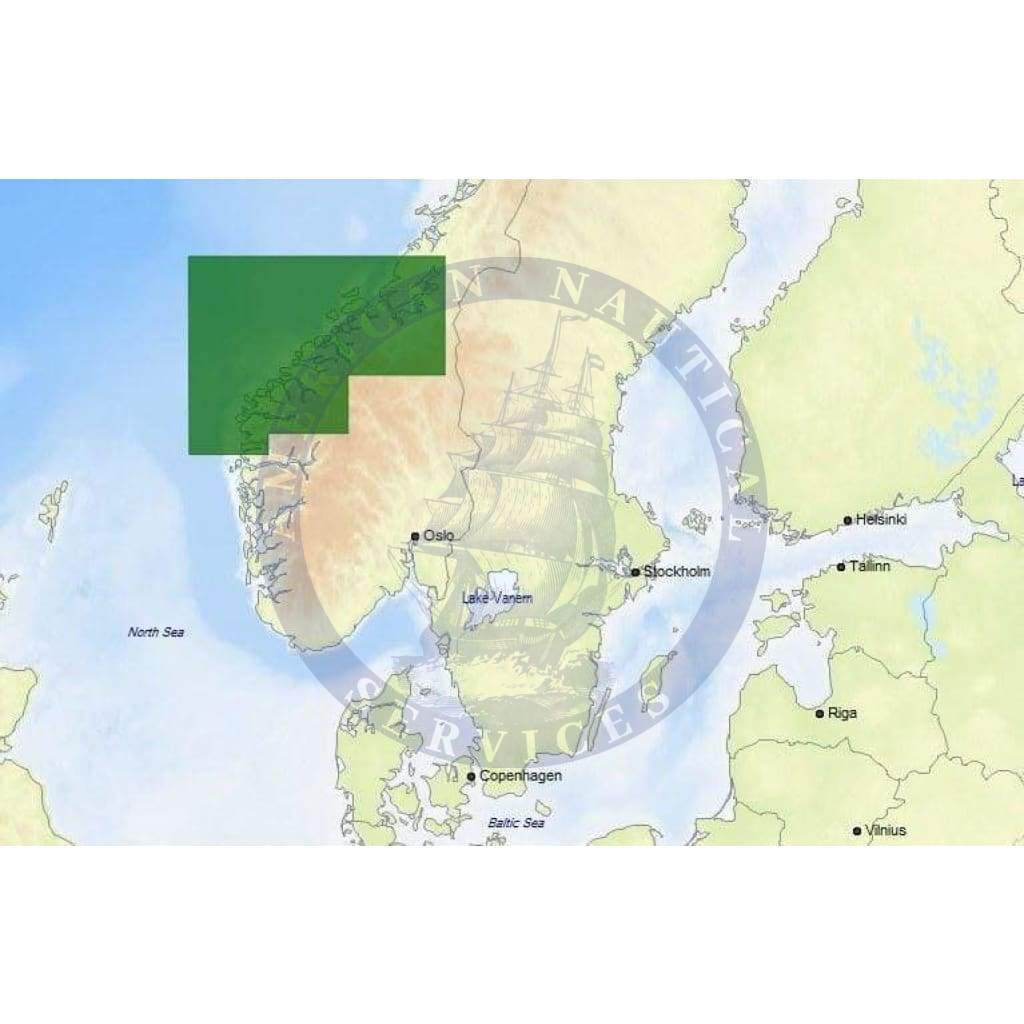 C-Map Max-N+ Chart EN-Y593: Dalsfjorden To Brandsfjorden (Update)
